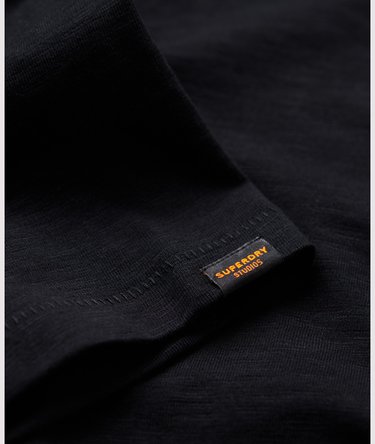 Crew Neck Slub Short Sleeve T-Shirt Image 3