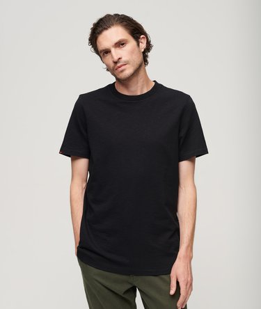 Crew Neck Slub Short Sleeve T-Shirt Image 1
