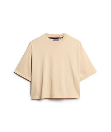 Micro Logo Embroidered Boxy Top Image 5