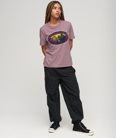 Travel Postcard T-Shirt mit Grafik Image 4