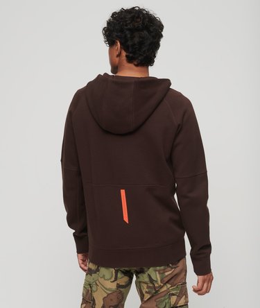 Sudadera con capucha, cremallera y corte relajado Tech Image 2