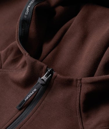 Sudadera con capucha, cremallera y corte relajado Tech Image 3