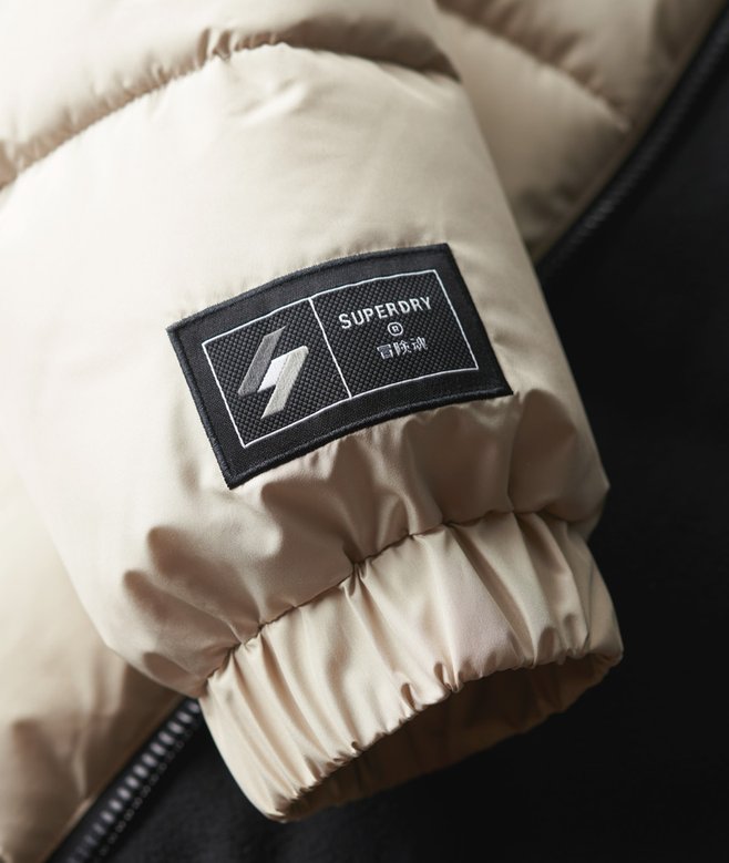 Hooded Sports Puffer Jacket