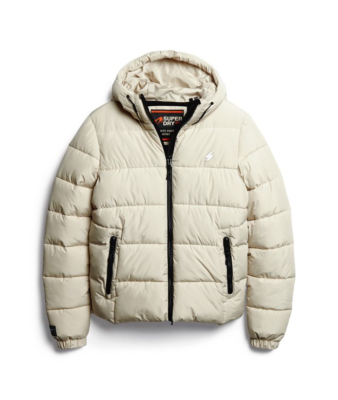 Hooded Sports Puffer Jacket