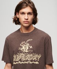 Travel Postcard T-Shirt mit Grafikprint