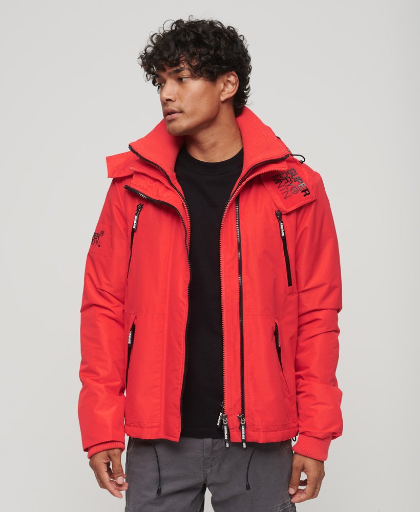 mens Mountain SD Windcheater Jacket in Sunset Red | Superdry UK