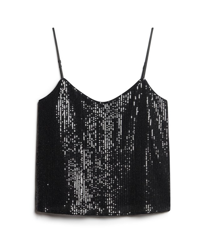 Sequin Cami Vest Top