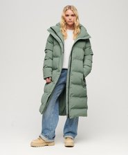 Hooded Longline Puffer Coat