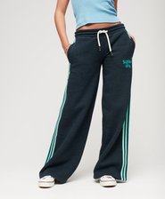Pantalon de survêtement large à rayures latérales