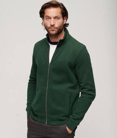 Essential Logo Zip Track Top Image 1