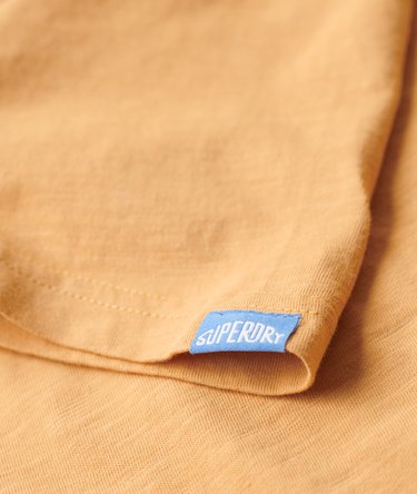 Klasyczny T-shirt z logo w stylu lat 70. Image 4