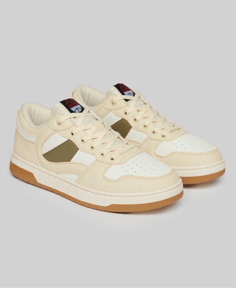 womens Vegan Jump Low Top Trainers in ECRU | Superdry CA-EN