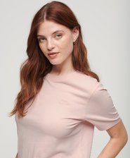 Organic Cotton Vintage Logo Embroidered T-Shirt