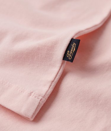 Organic Cotton Vintage Logo Embroidered T-Shirt Image 4