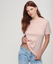 Organic Cotton Vintage Logo Embroidered T-Shirt