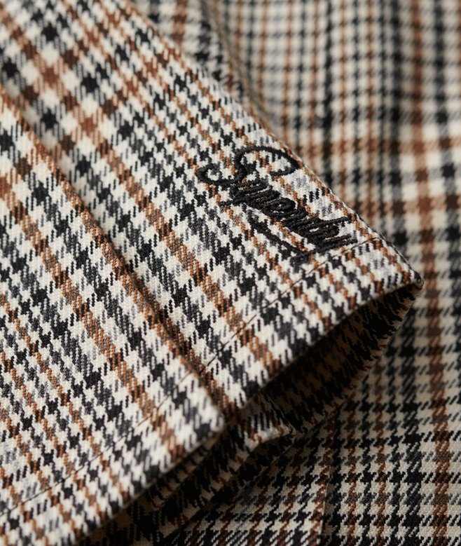 Vintage Tweed Pleat Mini Skirt