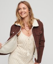 Sherpa Cord Trucker Jacket