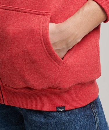 Essential Borg Lined Zip Hoodie Image 3