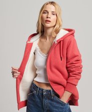 Essential Borg Lined Zip Hoodie