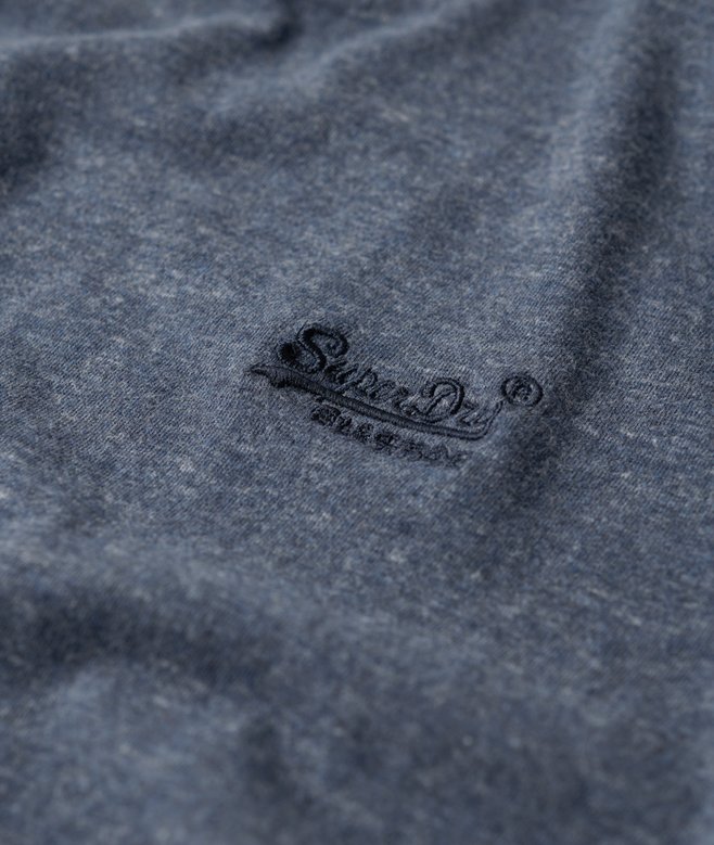 Organic Cotton Vintage Logo Embroidered Top