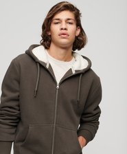 Essential Borg Lined Zip Hoodie