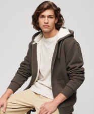 Essential Borg Lined Zip Hoodie