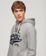 Athletic Script Graphic Hoodie