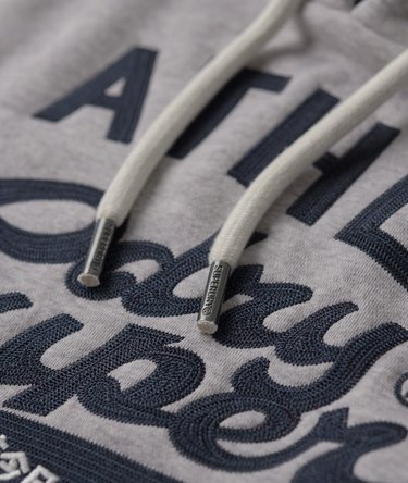 Athletic Script Graphic Hoodie Image 3