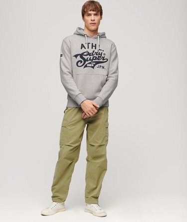 Athletic Script Graphic Hoodie Image 5