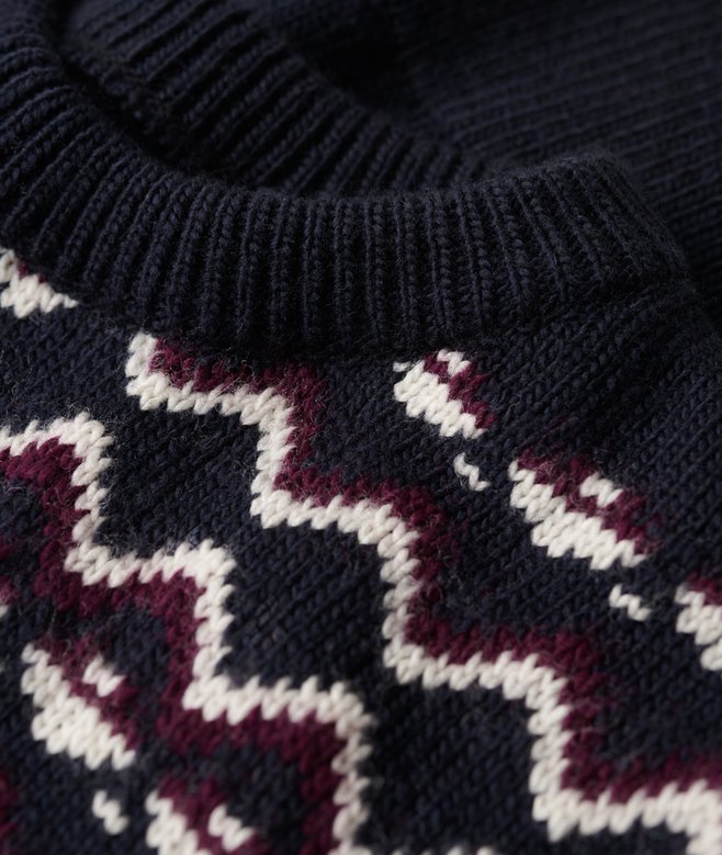 Fairisle Knit Crew Jumper