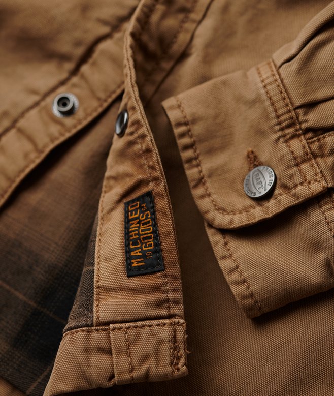Organic Cotton Canvas Workwear Overshirt