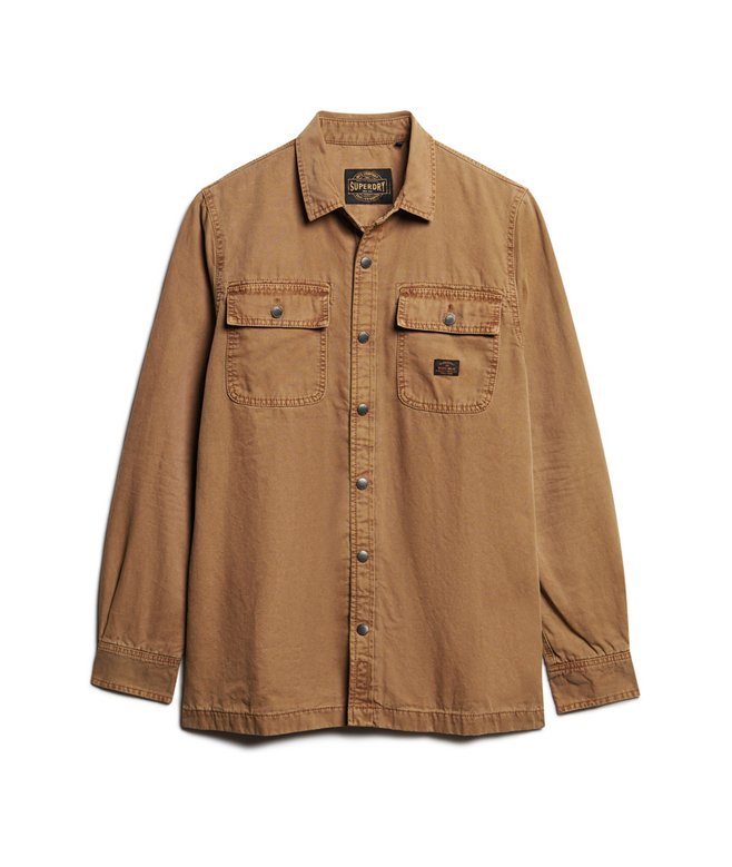 Organic Cotton Canvas Workwear Overshirt