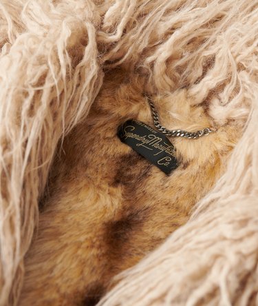 Faux Fur Lined Longline Afghan Coat Image 6