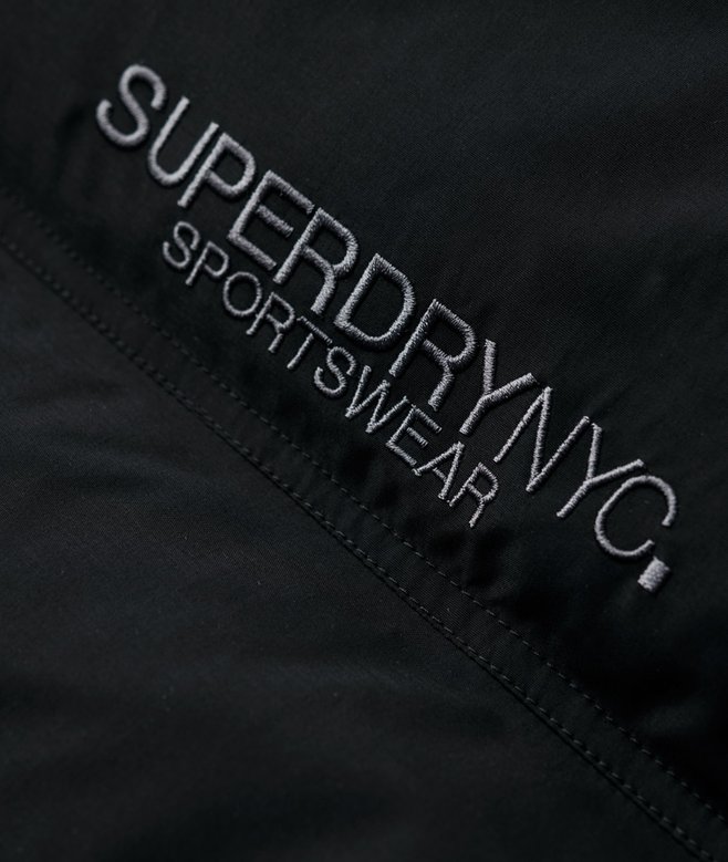 City Chevron Padded Parka Coat