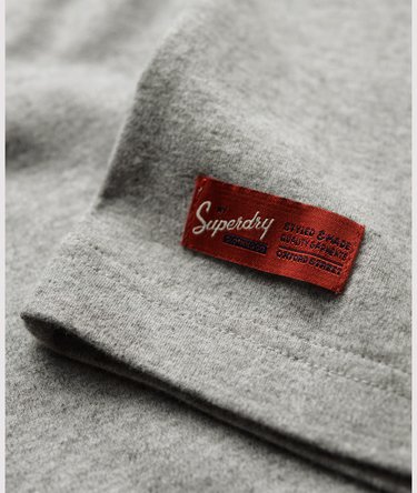 Vintage Logo Embroidered Half Button Top Image 5