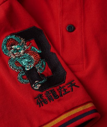 Chinese New Year Superstate Polo Shirt Image 5