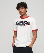 Klasyczny T-shirt Core Logo w amerykańskim stylu