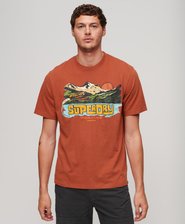 T-shirt con grafica Travel Postcard