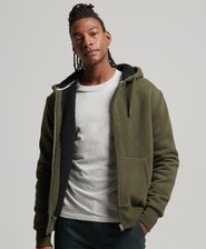 Essential Borg Lined Zip Hoodie