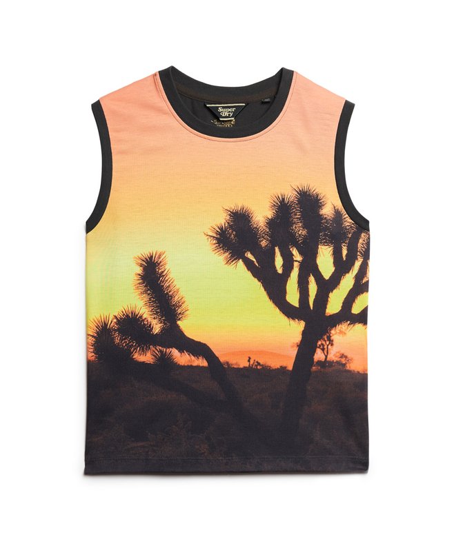 Sub Print Vest Top
