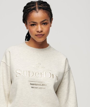 Sudadera con logotipo metalizado Luxe Image 1