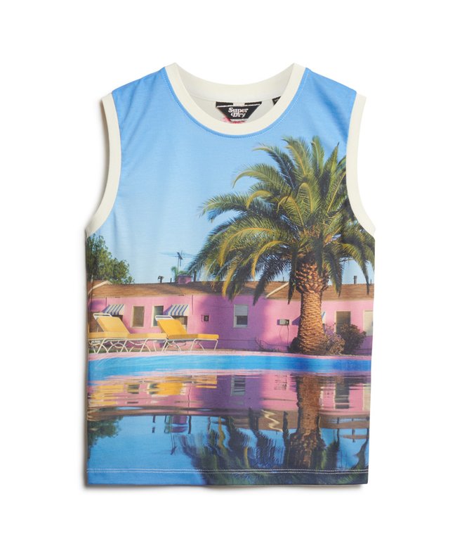 Sub Print Vest Top