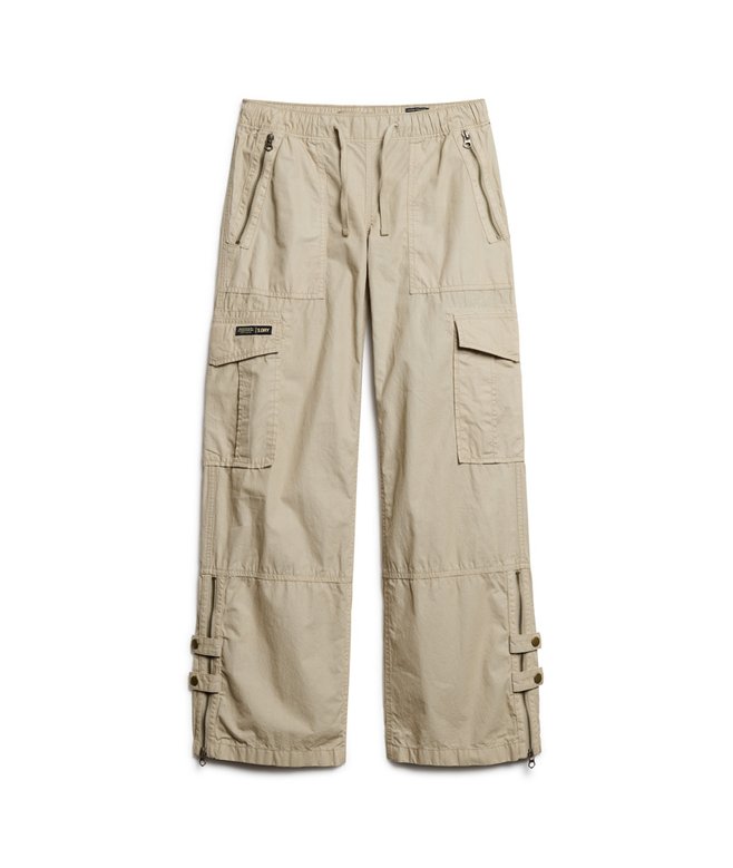 Low Rise Wide Leg Cargo Pants