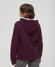 Sudadera con capucha y logotipo metalizado Luxe
