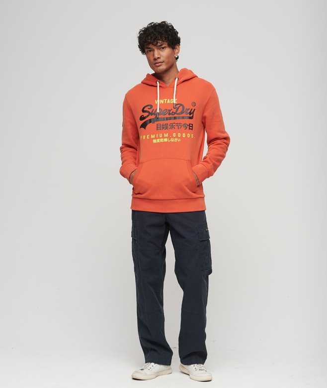 Superdry Vintage Surf Ranchero Hood Sweat à Capuche, Light Grey Marl, XS Femme