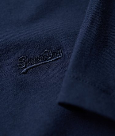 Organic Cotton Vintage Logo Embroidered T-Shirt Image 3