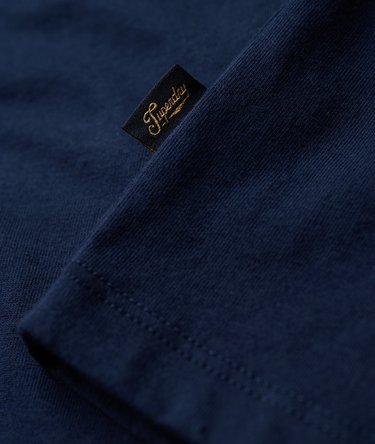 Organic Cotton Vintage Logo Embroidered T-Shirt Image 4