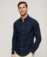 Chemise à manches longues en coton bio surteint