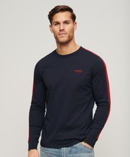 Essential Logo retro top met strepen en lange mouwen