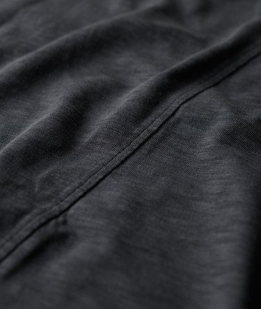 Slub Embroidered V-Neck T-Shirt Image 4